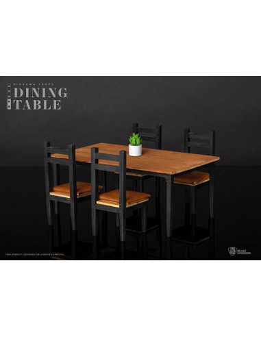 Diorama Props Series Dining Table Set.
