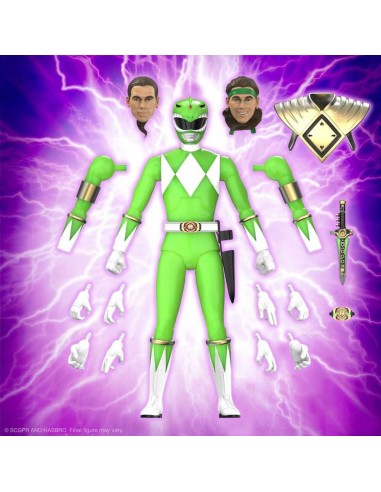 Ultimates Green Ranger (Glow). Power...