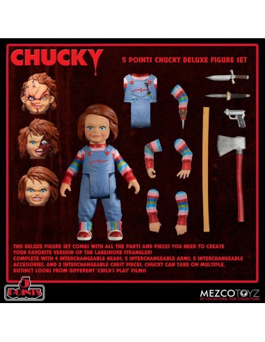 Chucky 5 Points Deluxe Set. Child´s Play
