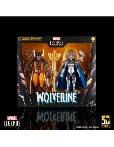 Wolverine & Lilandra Neramani. X-Men....