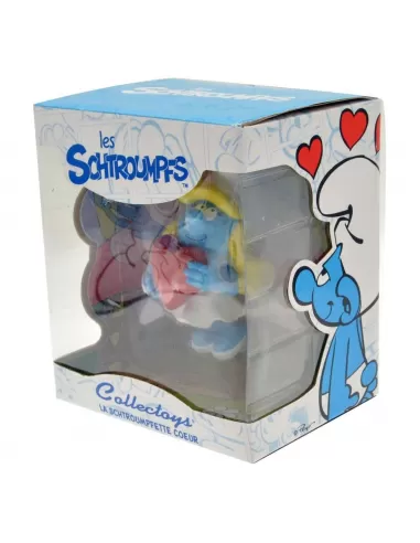 Smurfette Holding A Heart. The Smurfs...