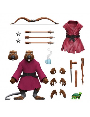 Ultimates Splinter (Flocked). TMNT