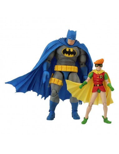 PiXELATOY - Batman Blue Version & Robin. Mafex. Batman: The Dark