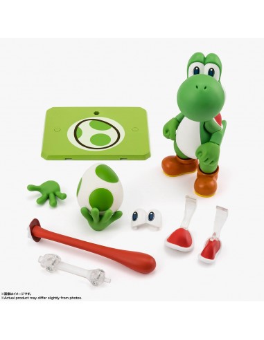 PIXELATOY - Yoshi . SH Figuarts. Super Mario. Bandai Tamashii Nations