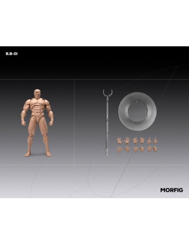 Blank Male Body White 1/12