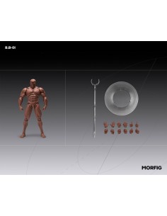 Blank Male Body Black 1/12