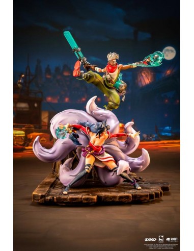 Ekko & Ahri 1/10. Statue Diorama....