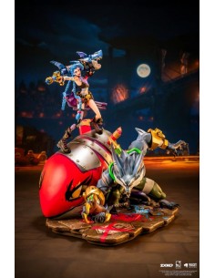 Jinx & Warwick 1/10. Statue...