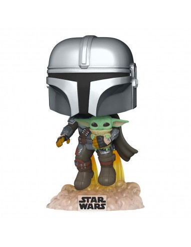 The Mandalorian Flying With Jet Pack....