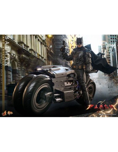 Batman & Batcycle Set 1/6. Movie...