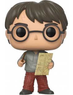 Harry with Marauders Map....