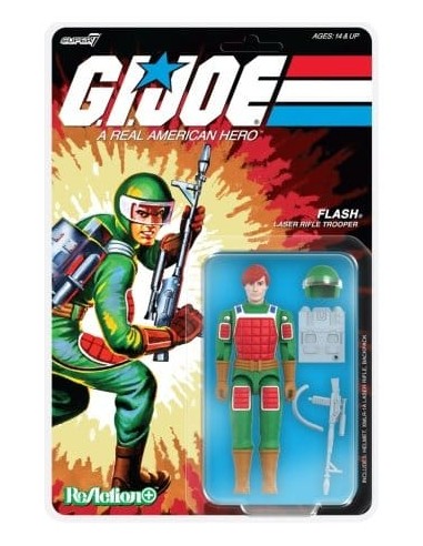 Flash (Comic). ReAction+. G.I. Joe....