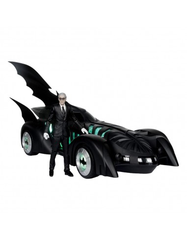Alfred Pennyworth & Batmobile (Gold...