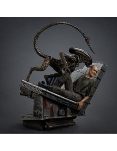 Ripley and Dog Alien. Art...