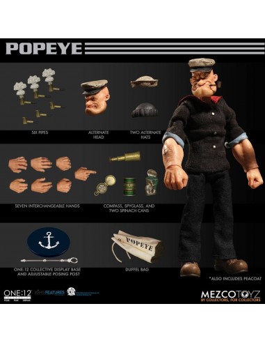 Popeye 1/12. One:12 Collective. Mezco...
