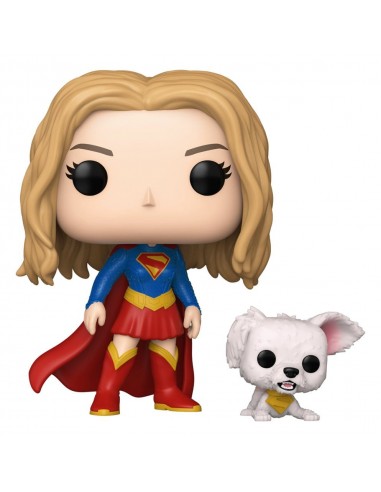Supergirl with Puppy Krypto POP!...