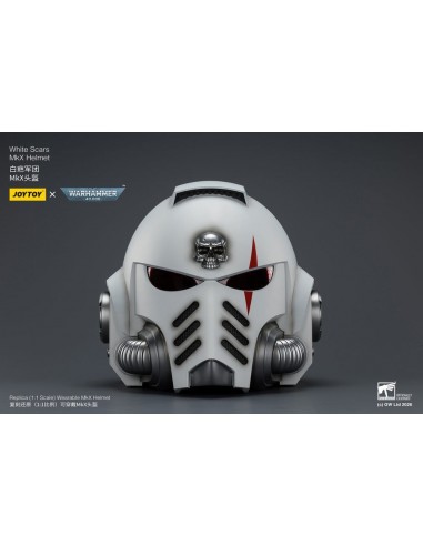 White Scars MkX Helmet. W40K. Joytoy