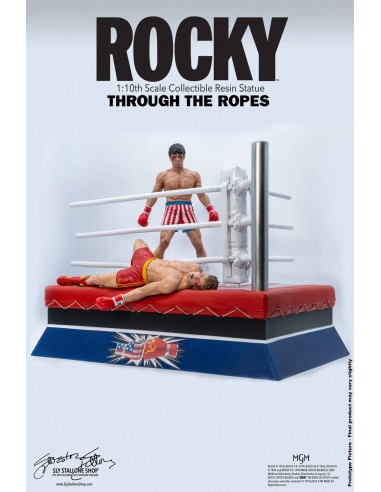 Rocky Over Drago Through The Ropes....