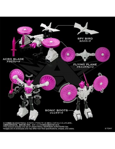 PiXELATOY - Microman Legacy Soul Acroyear 2 Set. Takara Tomy