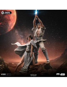 Luke and Leia Movie Poster...