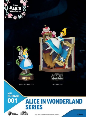 Miniatura Diorama Disney Alice no País das Maravilhas - Ri Happy
