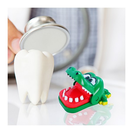 Super World's Smallest Crocodile Dentist Miniature Edition Pocket Size 